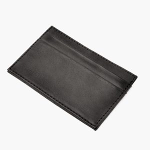 Leather Card Holder | Distressed Grey