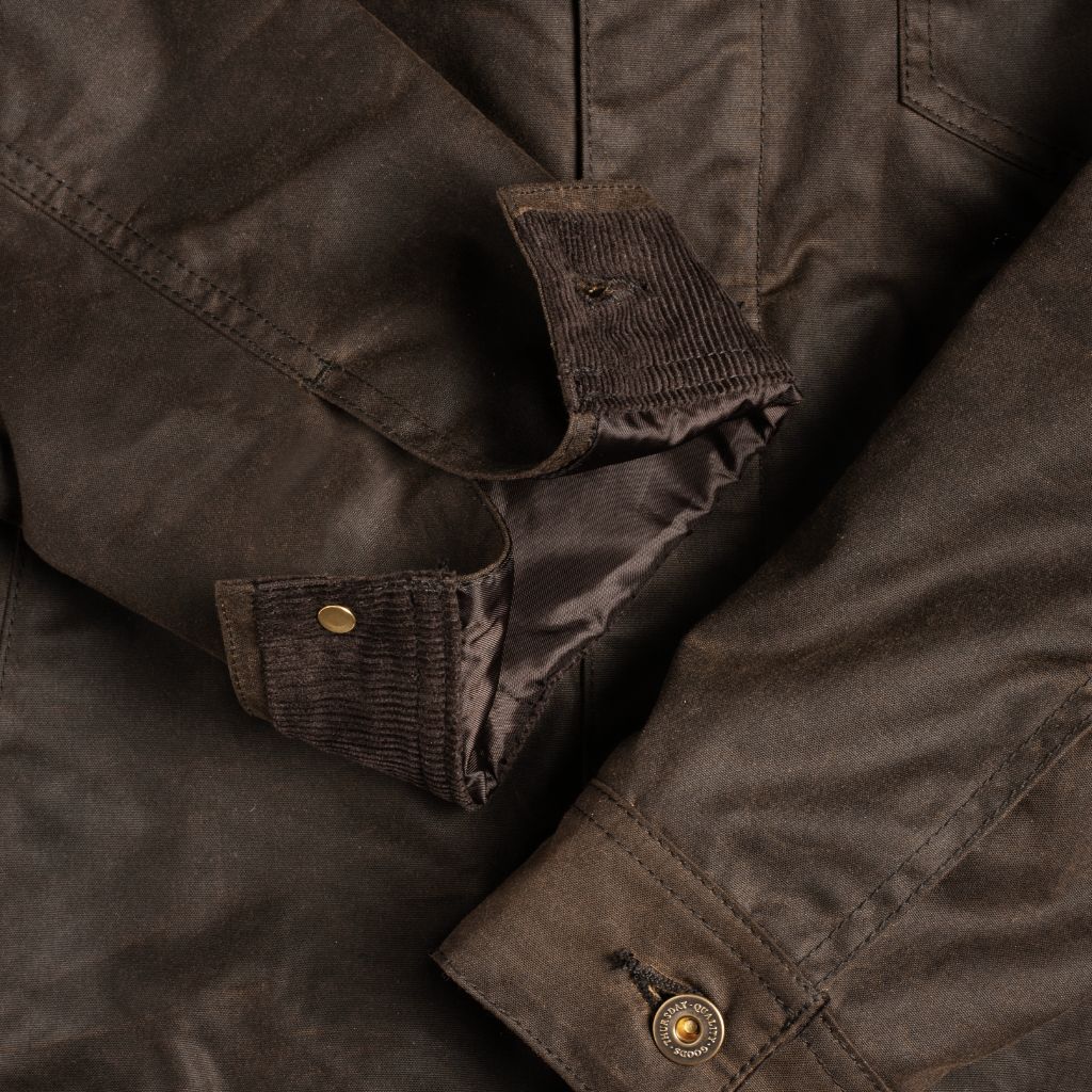 Waxed Canvas Field Jacket | Dark Olive - Image 8