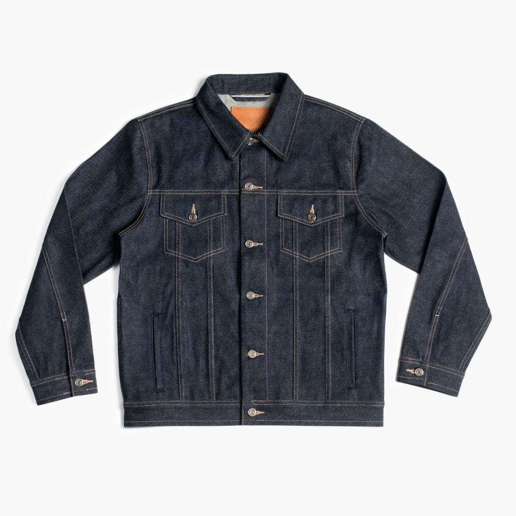 Selvedge Denim Trucker Jacket | Raw Indigo - Image 4